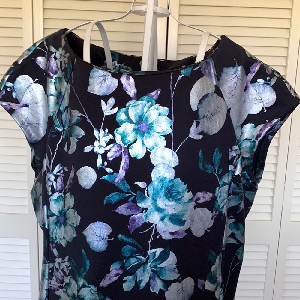 Size 14 Multi color A-line dress Perfect for a wedding or a party